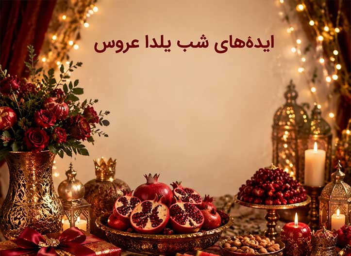 ایدههای شب یلدا عروس | راهنمای کامل و بهروز ۱۴۰۵ 9 ایدههای شب یلدا عروس | راهنمای کامل و بهروز ۱۴۰۵